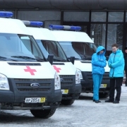 Омская станция скорой помощи получила 31 автомобиль